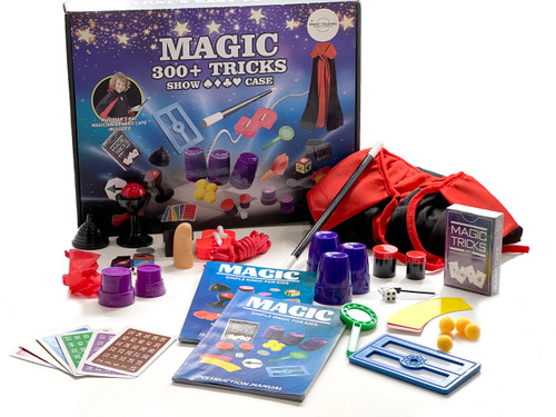 Magic Touches Magic Kit with 300+ Simple & Fun Magic Tricks for Kids of All Ages, Magic Set with Step-by-Step Instructional Video, Magic Toy Gift with Hours of Entertainment for Boys Girls Beginners