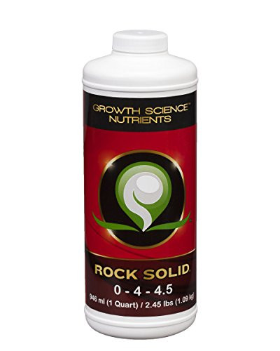 Growth Science Nutrients - Rock Solid (0-4-4.5) : Bloom Booster (Quart)
