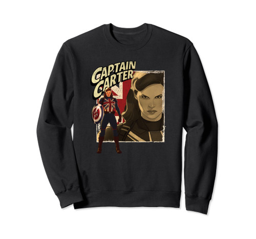 Marvel What If Carter Vintage Poster Sweatshirt