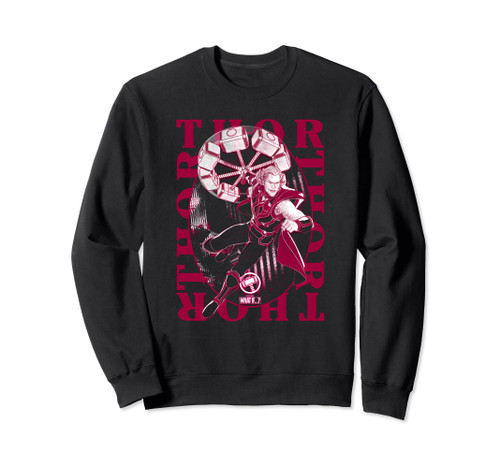 Marvel What If Thor Action Poster Sweatshirt