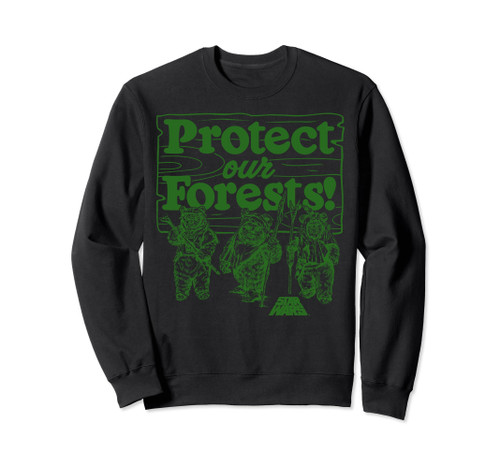 Star Wars Ewoks Protect Our Forests Camp Graphic Sweatshirt Sweatshirt