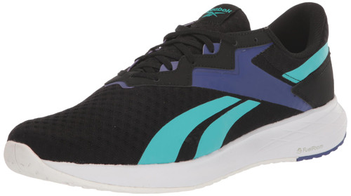 Reebok Men's Energen Plus 2.0 Running Shoe, Black/Classic Teal/Bold Purple, 10