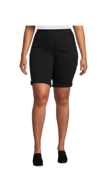 Terra & Sky Plus Size Pull On Denim Bermuda Shorts (as1, Alpha, 2X, Plus, Regular, Black Wash) Terra & Sky Plus Size Pull On Denim Bermuda Shorts (as1, Alpha, 2X, Plus, Regular, Black Wash)