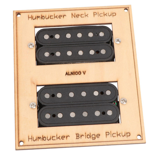 ERINGOGO 2pcs 6 String pickups acoustic guitar acoustic pickup guitar transducer Guitar humbucker soundhole pickup classic guitar pickup neck bridge pickup bass single coil Wooden
