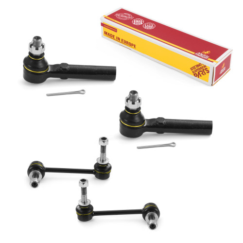Metrix Premium 4PCS Outer Tie Rod End and Front Stabilizer Bar Link Kit ES80895, K90677, K90683 Fits Toyota FJ Cruiser, Toyota 4Runner
