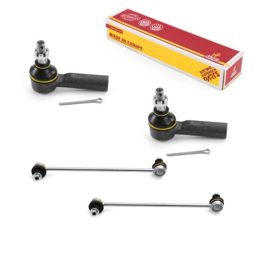 Metrix Premium 4PCS Outer Tie Rod End and Front Stabilizer Bar Link Kit ES3306, K90518, K90519 Fits Toyota Sienna