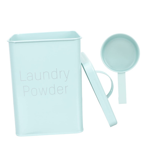 2 Sets washing storage bucket flour container bead holder container with lid Metal Laundry Container Sundries Storage Bucket Metal Laundry Holder Bin