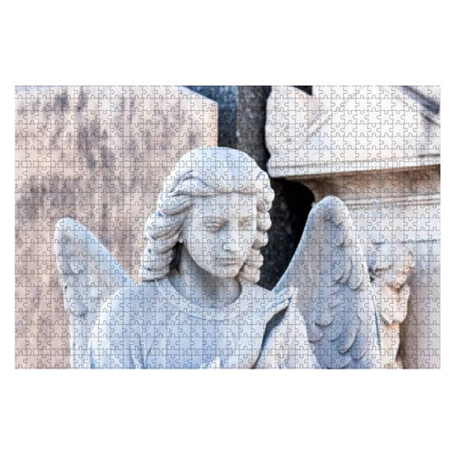 Wooden Puzzle 1000 Pieces Praying Angel, Old Marble Statue, Copy Space Beautiful Heavens and Jigsaw Puzzles for Children or Adults Educational Toys Decompression Game Wooden Puzzle 1000 Pieces Praying Angel, Old Marble Statue, Copy Space Beautiful Heavens and Jigsaw Puzzles for Children or Adults Educational Toys Decompression Game