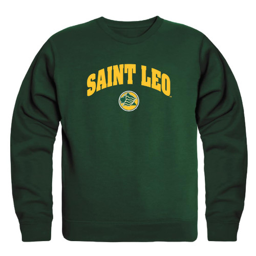 W Republic Saint Leo University Lions Campus Crewneck Pullover Sweatshirt Sweater - Forest Green, XX-Large