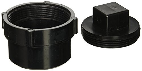Genova Products 81630 ABS-DWV Fitting Clean-Outs with Threaded Plug, 3"