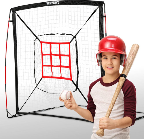TGU Baseball Practice Nets - Hitting Net Pitching Net, Baseball Gifts for Children Kids & Teens, Black, (NOC050402023)