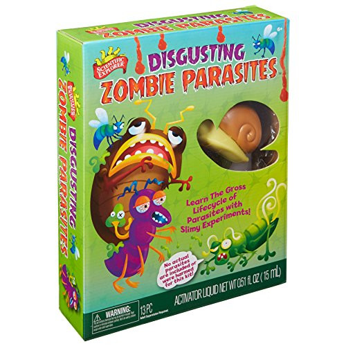 Scientific Explorer Kids Disgusting Zombie Parasites Science Kit
