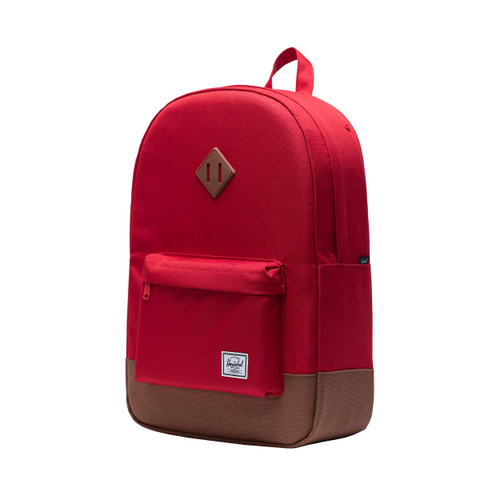 Herschel Heritage Backpack, Red/Saddle Brown, Classic 21.5L