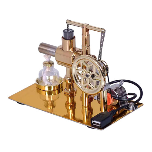 Stirling Engine Model Physical Science Experiment Teaching Aids Hot Air Motor Model Physical Model Educational Toy Stirling Engine Kits DIY Stirling Engine Model Kits for Adults DIY Hot Air Stirling