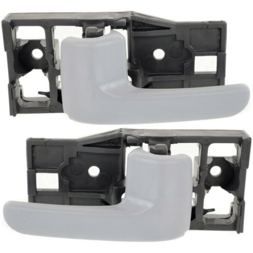 Interior Door Handle for Truck, Rear Driver and Passenger Side Pair Set, Inside Inner Door Handles Blue Plastic, Replacement for Selected Model GRE-1425