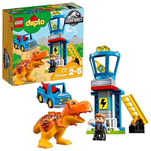 LEGO DUPLO Jurassic World T. rex Tower 10880 Building Kit 22 pieces