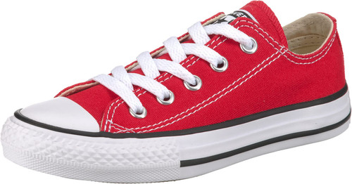 Converse Unisex-Child Chuck Taylor All Star Low Top Sneaker, red, 6 M US Toddler