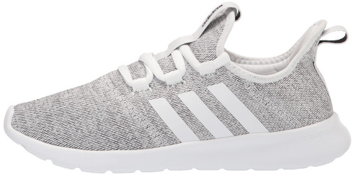 adidas Women's Casual Running Shoe, Cloud White/Cloud White/Core Black, 9.5