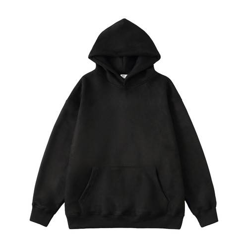 Ymosrh Hoodie For Men, Pullover Long Sleeve Drawstring Casual Hooded Sweatshirts Mens Thin Hoodies Men Big And Tall Blank Hoodies Pullover Men's Lightweight Fashion Sweatshirts (L, Black)