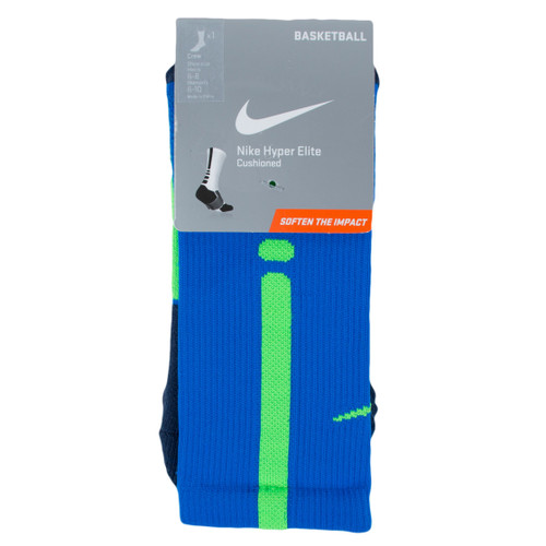 Nike Unisex Hyperelite Basketball Crew Soar/Green Strike/Green Strike MD (Men's Shoe 6-8, Women's Shoe 6-10)