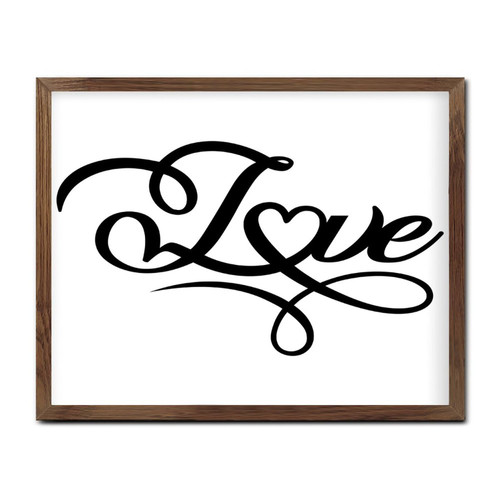 Love Wooden Wall Table Sign Wall Decoration Hanging Signs Positive Wooden Signs for Nursery Laundry Mantel 16x20in