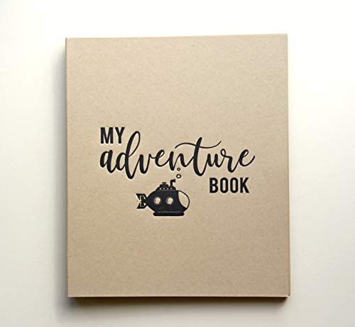 My Adventure Book Scrapbook, 8.5x7 130 pgs. Adventure Book For Teen, Adventure Book For 7 Year Old, Up Adventure Book, Memory Book For Baby Boy, Up Movie Adventure Book For Teen Girls Scrapbook (Sand)