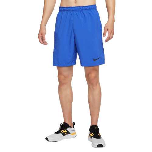 Nike Flex Men's Woven Training Shorts (as1, Alpha, l, Regular, Regular, Royal Blue/Black)