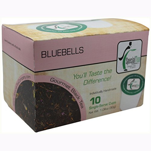 Special Tea Black Tea Single Serve Cup, Bluebells, 1.06 Ounce