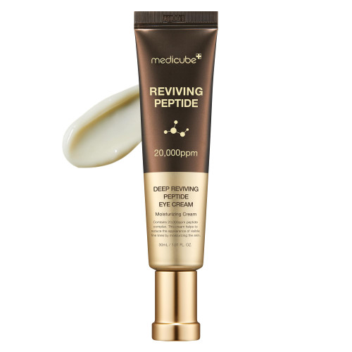 Medicube Deep Reviving Peptide Eye Cream 1.01 Fl. Oz., | Eye Treatment Cream with Quadruple Peptides, Niacinamide, and Squalane | Reduces Signs of Aging and Fine Lines Medicube Deep Reviving Peptide Eye Cream 1.01 Fl. Oz., | Eye Treatment Cream with Quadruple Peptides, Niacinamide, and Squalane | Reduces Signs of Aging and Fine Lines