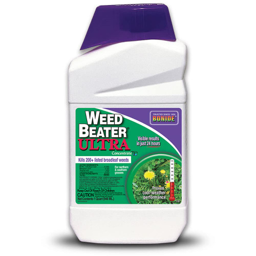 Bonide Weed Beater Ultra, 32 oz Concentrate Fast-Acting Protection Against Broadleaf Weeds in Warm & Cool Weather Bonide Weed Beater Ultra, 32 oz Concentrate Fast-Acting Protection Against Broadleaf Weeds in Warm & Cool Weather