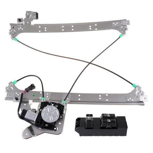 OCPTY Power Window Regulator with Motor Assembly Rear Side a Pair Set Window Regulator fit for 1999-2005 for Pontiac Grand Am 4 Door 1999-2004 for Oldsmobile Alero 4 Door