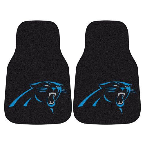 FANMATS NFL Carolina Panthers Nylon Face Carpet Car Mat FANMATS NFL Carolina Panthers Nylon Face Carpet Car Mat