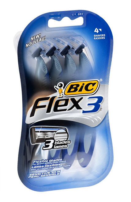 Bic Flex 3 Men'S 4ct Size 4ct Bic Flex 3 Men'S 4ct pack of 6