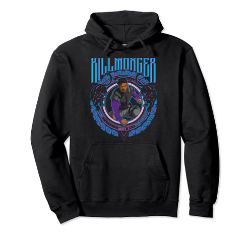 Marvel What If Killmonger Black Panther Wakanda Circle Pullover Hoodie