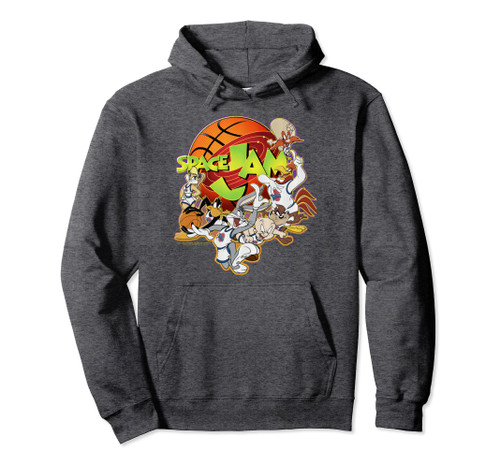 Space Jam Classic Looney Tunes Group Jam Pullover Hoodie