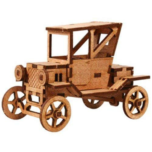 Desktop Wooden Model Kit Ford T Passenger Car by YOUNGMODELER