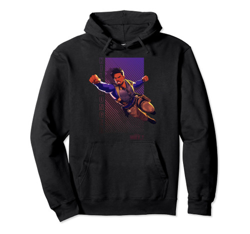 Marvel What If Killmonger Action Poster Pullover Hoodie