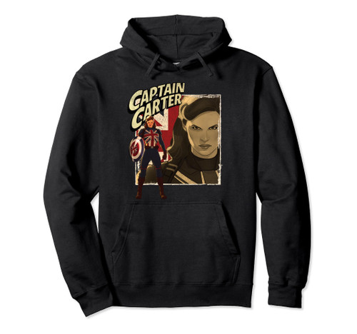 Marvel What If Carter Vintage Poster Pullover Hoodie