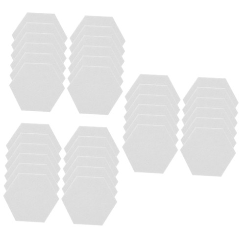Vaguelly 36 Pcs Hexagon Sound Insulation Board Noise Dampening Panels Magnetic Tiles Foam Sound Proof Panels Acoustic Ceiling Tiles Memo Notice Board Decorative Acoustic Recording Dumboards