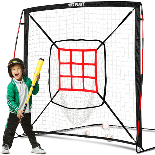 Baseball Net - Pitching Net/Hitting Net Batting Practice, Training Tools - Baseball Gifts for Kids, Children & Teens