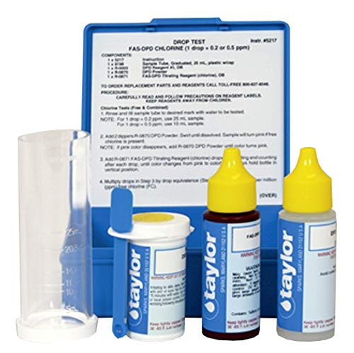 Taylor K-1515-A Drop Test Kit FAS-DPD Pool Chlorine .75oz 1 Drop = .2 or .5ppm