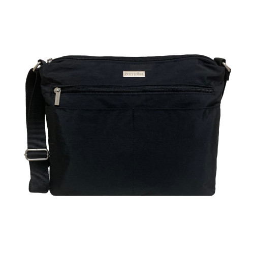 BAGGALLINI Special Edition LARGE ZIPPER Bagg Crossbody Bag Black