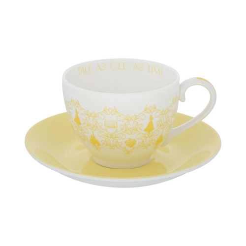 English Ladies Co. Disney Princess Color Story Teacup and Saucer : Belle From Beauty and the Beast