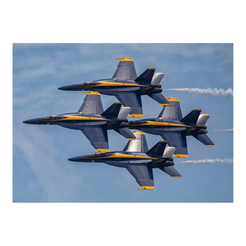 Puzzle Rabbit - 1000 Piece Multicolor Jigsaw Puzzle - Blue Angels Perform at The 2023 Wings Over South Texas Airshow in Corpus Christi, TX