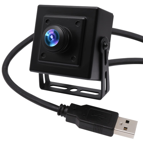 ELP 170degree Fisheye Lens Wide Angle USB Camera with Housing 1080P High Speed UVC USB2.0 PC Camera CMOS 0V2710 100fps 60fps 30fps Video Webcam for Computer, Laptop, Windows, Linux, Mac, Raspberry Pi