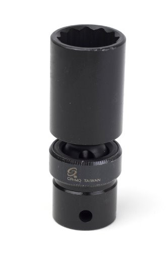 Sunex 221mzud 1/2-Inch Drive 21-mm 12-Point Deep Universal Impact Socket