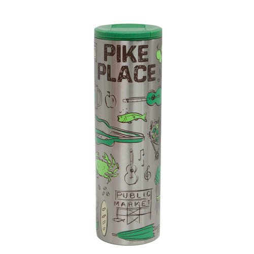 Starbucks Been There Series The First Store Pike Place Market Stainless Steel Tumbler 16oz