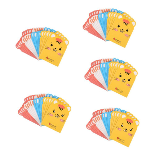 MAGICLULU 5pcs 20 Notebook Server Portable Note Pad Mini Journal Notepad Small Memo Pad Cute Small Notepad Cute Diary Notepad Cartoon Notepads Memo Planner Note Book Office Major Paper Alien