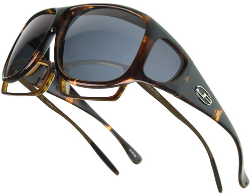 Aviator JP Fitovers - Tortoiseshell - Grey Lens (AV002)