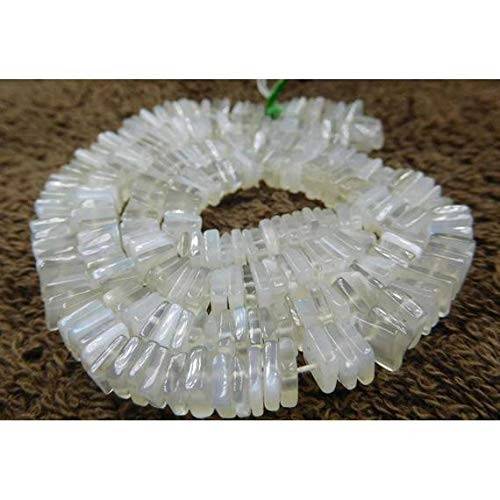 LKBEADS White Moonstone Natural Gemstone Beads 5-5.5 Mm Plain Flat Square Beads Square Beads, Beads, Cube Beads, Square Bead,Spacer Beads, Square, 18 INCHES Code-HIGH-44445
